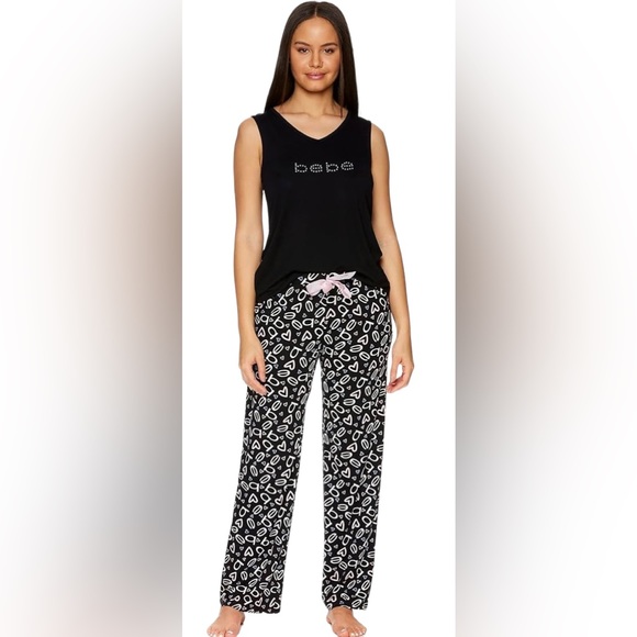 NWT BeBe Pajamas Set - Tank Top and Lounge Pajama Sleepwear Set - Picture 3 of 11